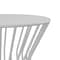 Cosco Novogratz Poolside Gossip Collection, Roberta Outdoor/Indoor Side Table, White 88068WHT1E - alternate 3